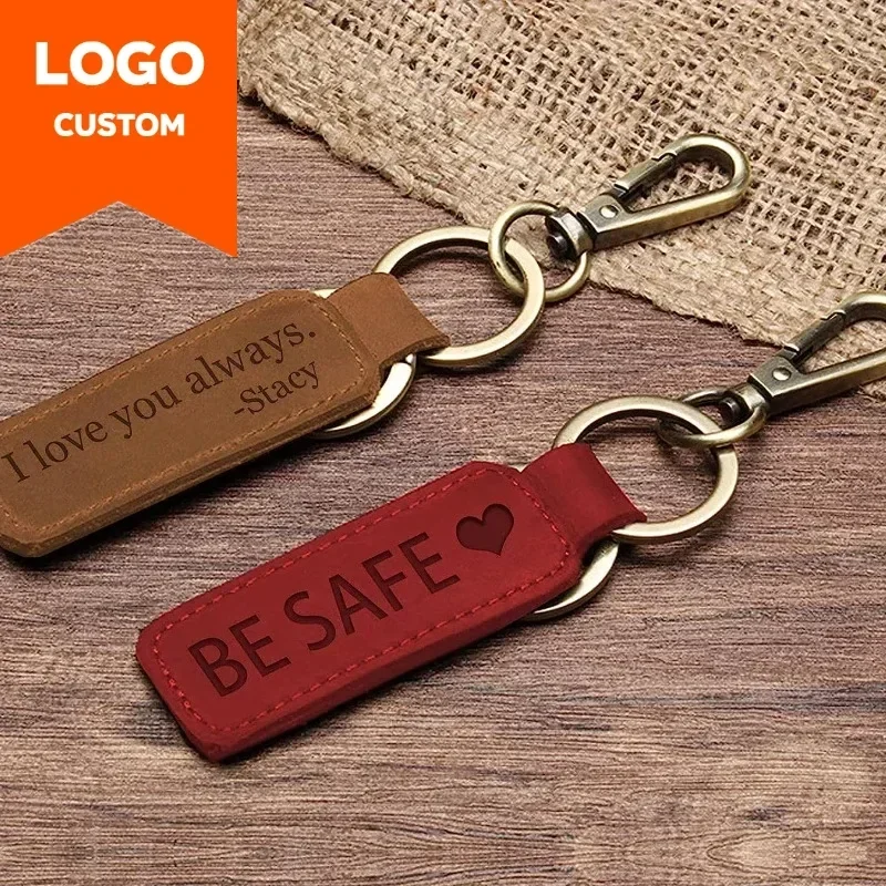 Portachiavi in pelle con logo  - Initial Ring Custom recensione e prezzo