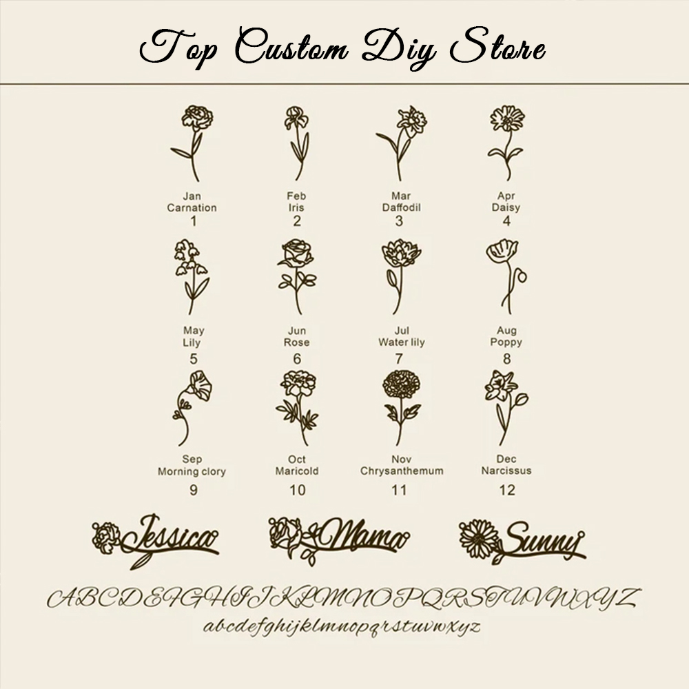 Collana Personalizzata con Nom - Birth Flower Necklace recensione e prezzo